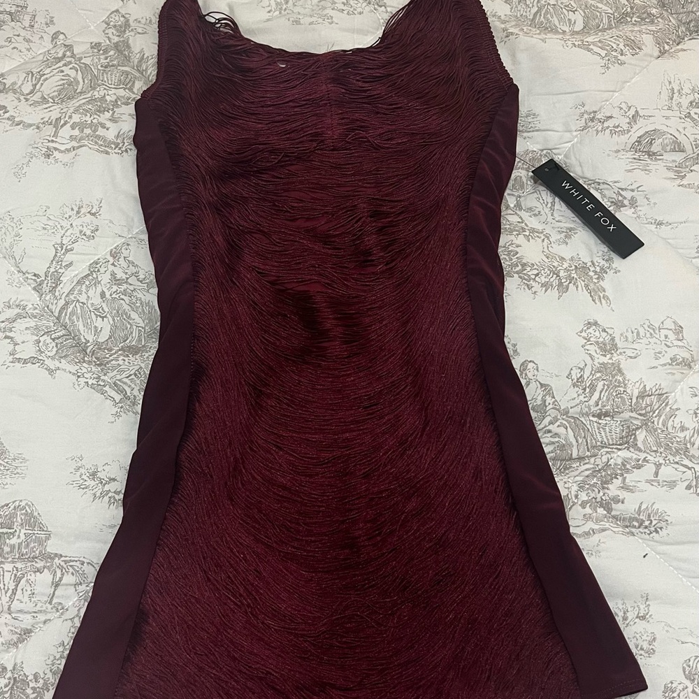 Burgundy Dress